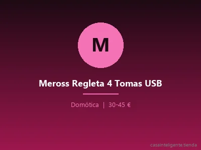 Meross Regleta 4 Tomas USB